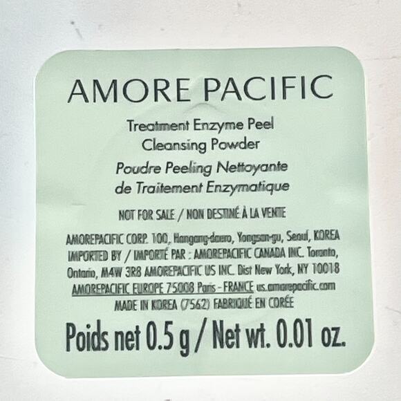 Amore Pacific Treatment Enzyme Peel Cleansing Powder Travel .01 fl oz 5g New - Picture 5 of 5